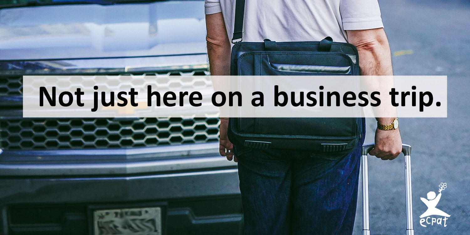 Not just here on a business trip. Always report!