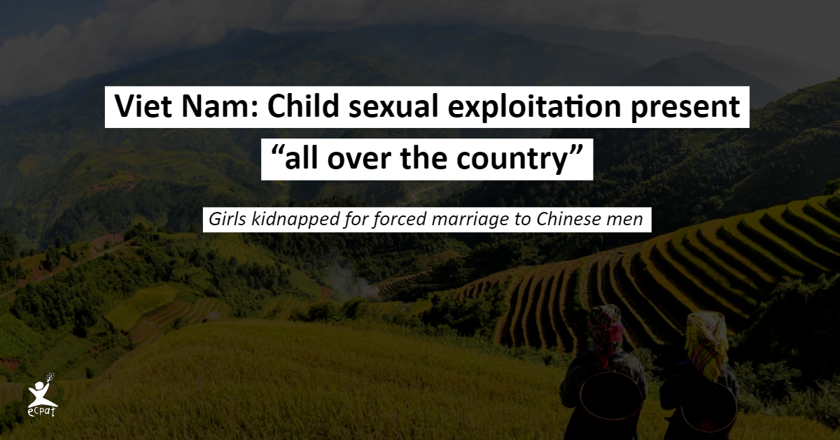 Child sexual exploitation in Vietnam - ECPAT report