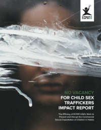 ECPAT USA No Vacancy Report