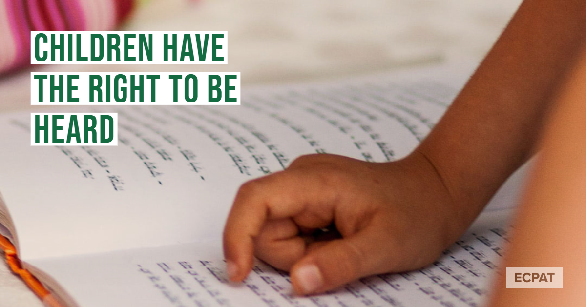 Children Have The Right To Be Heard