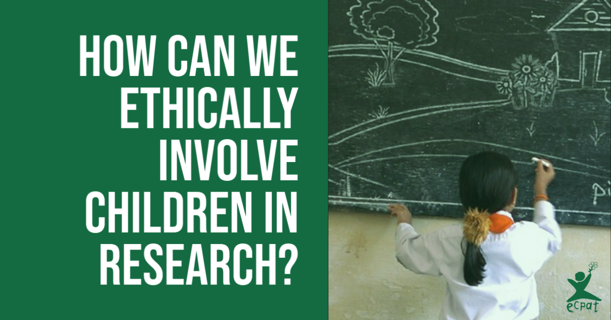 how can we ethically involve children in research?
