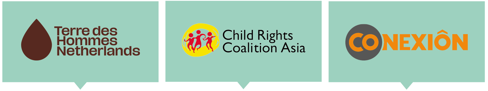 Terre des Hommes Netherlands, Child Rights Coalition Asia, Conexion